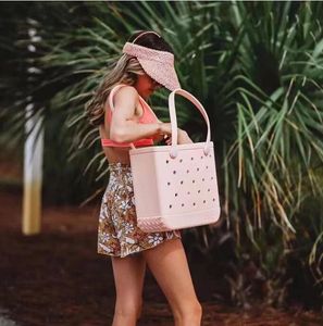 Nuove borse da spiaggia Bogg di design di lusso da donna Borsa a tracolla borsa a tracolla cestino weekender moda plastica da viaggio borsa estiva a tracolla tramonto