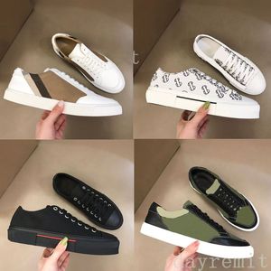 Designer Sneakers Vintage Checked Casual Shoes Classic Stripes Sneaker Men Women Grid Shoe Cotton Suede Trainers Print Low-top Canvas Shoes With Box