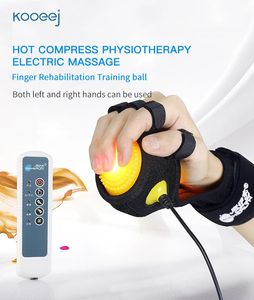 Ansiktsvårdsenheter Electric Hand Massage Ball Professional Stroke Training Electronic Infrared Orthosis Apport Device 231123