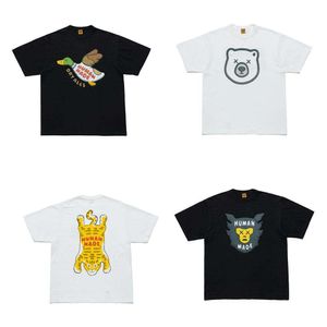 ファッション衣料品デザイナーTシャツ人工カウズ竹コットン漫画プリント楽しいカップルTシャツ夏ルーズカジュアルラウンドネック半袖