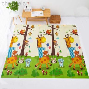 Baby Rugs Playmats Foldbar Play Mat Education Puzzle Toys for Children Children Mattor Klättrande pad mattan Aktivitet Spela mjukgolv