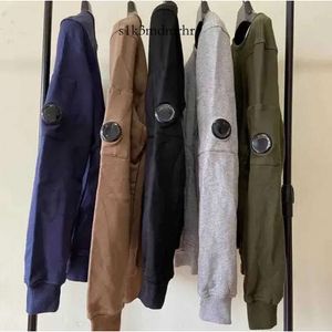 CP Мужские толстовки Толстовки 20Ss Мужская куртка Cp Marque Sweats Capuche Manches Longues Дизайнерская толстовка Compagnie Top Sweat Sweat-Shirt CP 7110