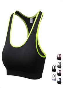 2019 Yeni Yoga T Shirt Üst Spor Giyim Kadınlar Spor Yoga Sütyen Koşu Yelekleri Fitness Eğitimi Açık Hava Egzersiz Kıyafetleri Kızlar Train9030141