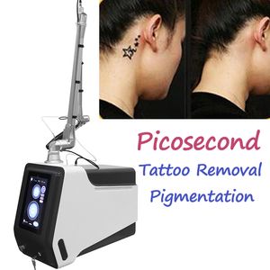 Professionelle Pico-Laser-Maschine Pikosekunden-Tätowierungsentfernung Entfernen Sie Augenbrauen-Tätowierungs-Haut-Pigmentierung