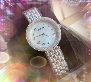 Montre De Luxe quartzo moda feminina relógios cheios de diamantes anel vestido designer relógio fino banda de aço inoxidável atacado presentes femininos relógio de pulso