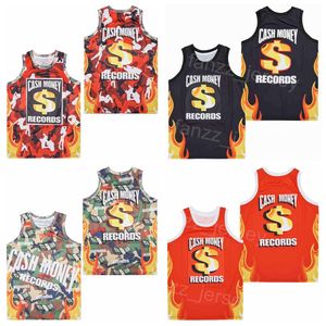 Nakit Para Kayıtları Askerler Jersey Film Basketbol Koleji Spor Hayranları Retro Nefes Alabilir Tüm Dikişli Saf Pamuk Takımı Siyah Kırmızı Pullover Hiphop Külot İyi