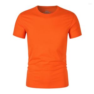 Camisetas masculinas vendendo direto Summer % algodão camiseta curta Camisa de manga curta Homens e mulheres cor de cor sólida jogging