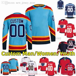 مخصص S-6XL Movie College Hockey يرتدي Jersey التطريز 16 Aleksanderbarkov 5 Aaronekblad 19 Matthewtkachuk 72 Sergeibobrovsky 70 Patrichornqvist Jerseys