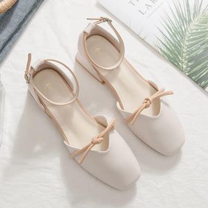 Dress Shoes Designer Women 2023 Summer Simplicity Square Toe Women's Pumps Comfortable Shallow Female Zapatos Mujer