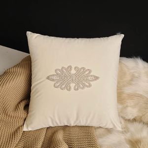 Pillow /Decorative Luxury Sofa 45cm Soft Velvet Throw 60cm White Black Car Backpack Waist Pillowcase Backrest Cover/De