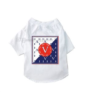 Designer Dogs Ubrania marka odzież z klasycznym literami wzór miękki oddychający bawełniany psa koszule letnie pens