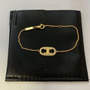 Zestaw biżuterii Celi z projektantem kostki Diamentowe wisiorki Naszyjniki Bransoletki dla kobiet 18-karatowe złoto-spłaty pary świąteczne luksusowe prezenty