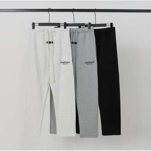 Designers Calças Casuais Calças Sweatpants FOGs Temporada 8 Fio Duplo Essen High Street Casual Carta Solta Reunindo Calças Com Cordão Calças de Guarda de Manga Reta