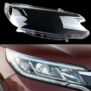 علبة مصابيح الأمامية لـ Honda CRV 2015 2016 Car Front Glass Cover Cover Cover Head Lins Lens Caps مصباح استبدال Shell Original Lampshade