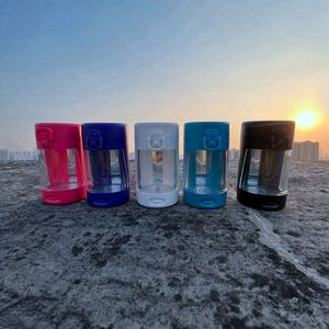 Mais recente Fumar Colorido Multifuncional Erva Seca Tabaco Spice Miller Caixa de Armazenamento Stash Caso Portátil Selo Observação Lupa Jars Tanque USB Iluminação LED DHL