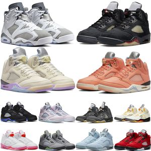 og Basketballschuhe 5 5s Turnschuhe Cool Grey Off Noir Sail Crimson Bliss Racer Blue Easter Metallic Green Bean UNC Raging Bull Sportturnschuhe