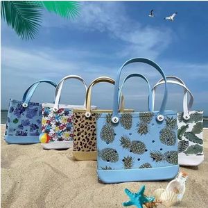 Bogg Bag Silicone Beach Custom Tote Fashion Eva Plastic Beach Bags Waterproof Woman Candy Lady Handbags
