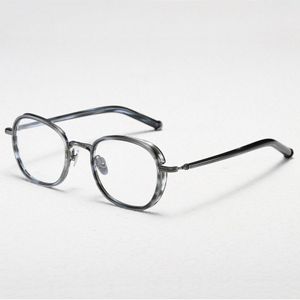 Optyczne okulary dla mężczyzn Kobiety retro projektant 3126 Fashion Titanium z włókna szklanego ramki europejskie i amerykański w stylu Owalnym Lekkie obiektyw z pudełkiem