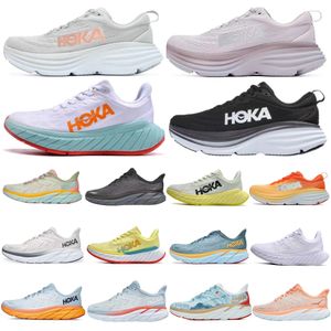 Hoka Designer Running Shoe Bondi 8 Clifton 8 Carbon X2 Carbon X3 Men Women Sneakers Outdoor Grougging Walking Sports Trainers