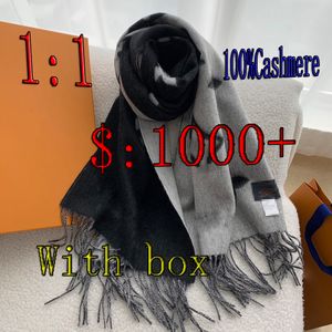 Luxury millionaire scarf Female fashion designer high-end 100% cashmere men's and women's scarf shawl neck for lovers friends gift