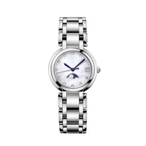 U1 de primeira qualidade, as mulheres da moda AAA assistem a diamante Quartz simples temperamento, tempo de viagem preciso, pulseira de aço fino literal romano tamanho 30mm Montre de Luxe