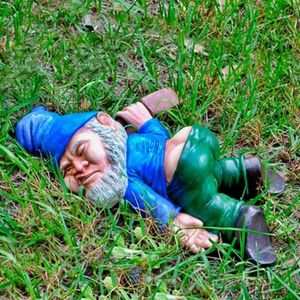 Christmas Decorations Funny Gnome Ornaments Resin Figurines Naughty Garden Gnome Garden Decoration Figurines Villa Home Garden Statue Decoartion Gnome 231124