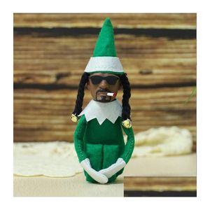 Movies Tv Plush Toy 5Colours Snoop On A Stoop Christmas Elf Doll Black Felt Resin Childrens Gift Drop Delivery Toys Gifts Stuffed Dh8Nj