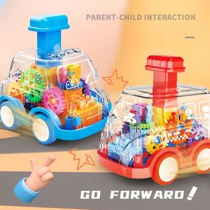 Diecast Model Baby Toy Press and Go Car for Toddlers Light Up Toys Birthday Gifts Kids Boys Dziewczyny 231124