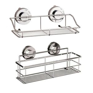 Bathroom Shelves Stainless Steel Storage Rack Holder Wall Mounted Long Shallow Bottle Rack Home Organizer Kitchen Bathroom Toilet Room Shelf 231124