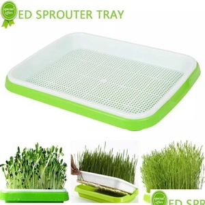 Other Garden Tools New Microgreens Sprouting Tray Hydroponic / For Sprout Hortictural Systems Nursery Potted Drop Delivery Home Dhyd8