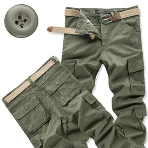 Herrenhose Cargohose Herren Frühling Herbst Militärische Taktische Hose Multi-Taschen Waschen Lose Armeegrün Lange Hose Herren Freizeithose 230425