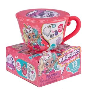 Lalki małe rozmiar Itty Bitty Prettys Teacup Doll Tea Party Party Series Giant Toys for Girls Sets Prezent urodzinowy 231124