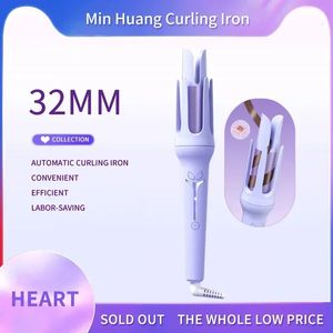 Curling Irons 32 Mm Automatic Curling Iron Big Roll Anion Ceramic Hair Curler 4-Speed Adjustable Fast Heating Fashion Styling Tools Crimper 231124