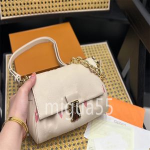 Premium Designer One ramię sprężyna Truskawkowe Mleko Śliczna dziewczyna w stylu metalowa klamra crossbody torba