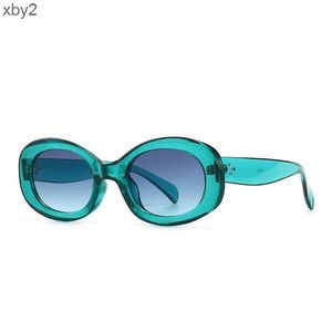 Sunglasses New modern oval Sunglasses ins wind street snap rivet Sunglasses 903