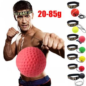 Stansbollar boxning hastighet boll rubriker pu stans boll mma sanda träning hand ögonreaktion hem sandväska fitnessutrustning 230425