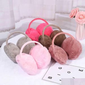 Ear Muffs Ear Muffs Cores Moda Homens Mulheres Quentes Earmuffs Macio Pelúcia Engrossar Proteção Inverno R231009 Drop Delivery Fashion Accessor DHPDA