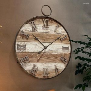 Wanduhren Moderne Küche Digitaluhr Elektronische Vintage Holz Wohnzimmer Orologio Da Parete Home Decor YYY45XP