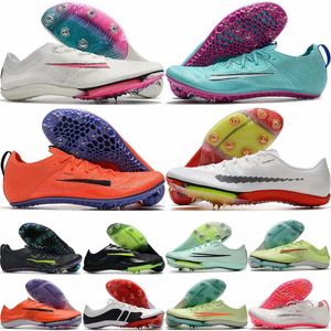 Maxfly Soccer Running Shoes Mens Women Sneakers Sprint Spikes Hyper Pink Orange Black White Mint Foam Rawdacious Y5bs#