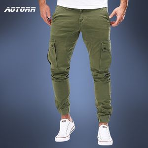 Męskie spodnie męskie spodni wojskowy jesień swobodny chude spodnie armia długie spodnie joggery spodnie dresowe