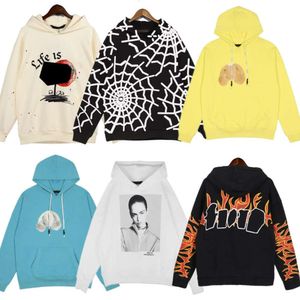 Erkek Siyah Hoodie Unisex Sweatshirts Tasarımcı Kazak Moda Kadın Te Sweatshirt Havovize Kaliteli Sweater Kuşa Baskı Plus Boyut Sonbahar Çift Giysileri