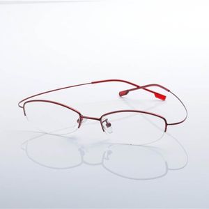 Sunglasses Frames Fashion Style Plain Women Optical Frame Spectacles STAINLESS STEEL Half Glasses EV1422Fashion