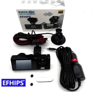 Car Dvr Car Driving Recorder 32G 1080P Camera Three Lenses Built-in GPS DVR Driving Recorder Sensor Loop Recording Parking Monitoring