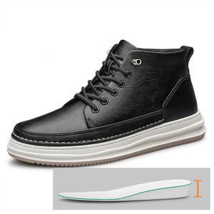 Sapatos de vestido aumentando homens casuais esportes aumentados 8cm grosso único elevador invisível altura interna aumentando homens 231124