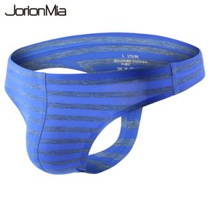 Cueca masculina tanga e g string sexy listra sem costura bolsa calcinha homem biquíni breve jockstrap masculino cueca