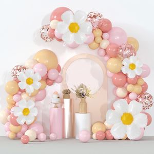 Inne imprezy imprezowe 10pcs/działka biała stokrotka balon balon słonecznikowy hel piłka dzieciak urodzinowa dekoracja ślubna baby shower po rekwizyty 230425