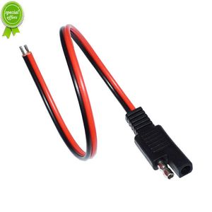 Yeni 30cm 18AWG SAE Kablo SAE Hızlı Konnektör Bağlantısı Fiş Motosikletler İçin SAE Çıkış Teli Tekne Otomotiv RV Güneş Pil Paneli