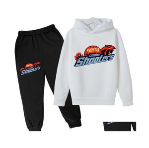 衣類セットベビーキッズデザイナー服セットトラップスター幼児セーターフード付きキッドトラックスーツ