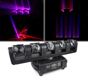 Yüksek kaliteli 90W 5 Kafa Hareketli Kafa Çubuğu Işığı 5x12W RGBW 4in1 aşama için LED ışın ışığı DJ disko lazer ışıkları ll