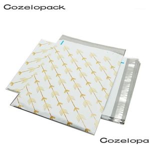 Packing Bags Wholesale 100Pcs 10X13Inch Printed Eco Pastic Mailer 26X33Cm Postal Packaging Bags Poly Self Seal Envelopes Storage Drop Dhwag